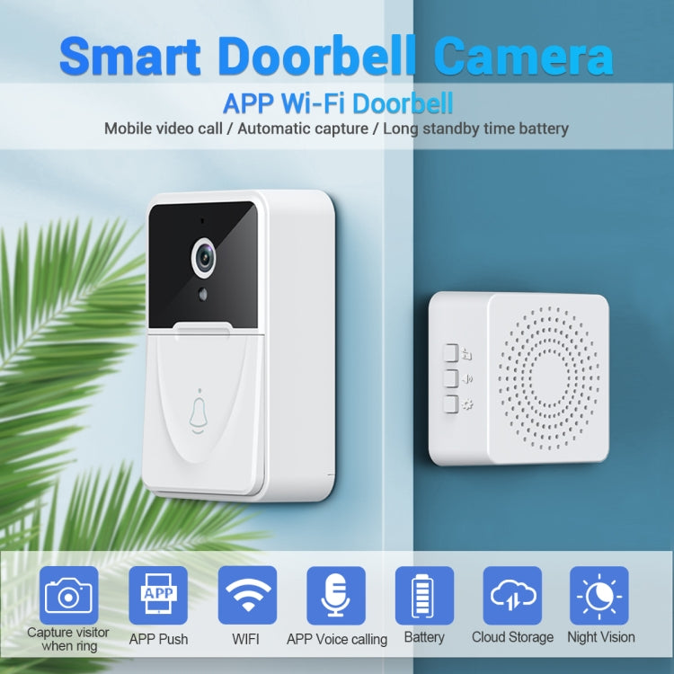 X3 Smart Doorbell Camera Support Mobile APP & Two-way Voice & Cloud Storage X3 Smart Doorbell Camera Support Mobile APP & Two-way Voice & Cloud Storage